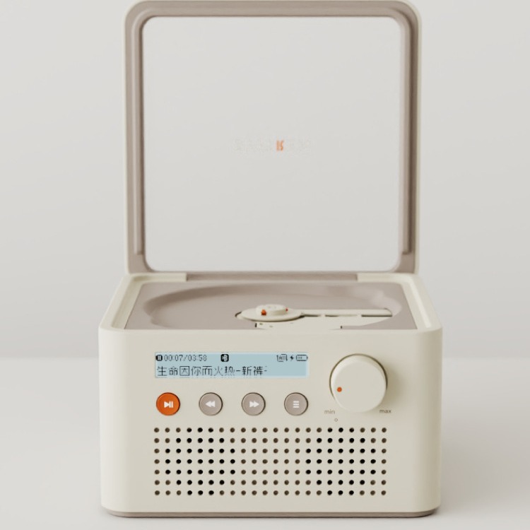 一体式赛塔林R200CD机发烧音质复古专辑播放器便携式CD播放机